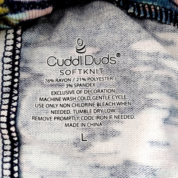 Cuddl Duds Comfortwear Cowl Neck Long Sleeve Tunic - Picture 8 of 9